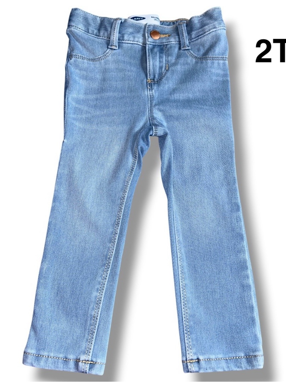 Old Navy Ballerina Jeggings Size 2T. Light wash. Super Soft & Comfortable.